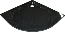 Поддон для душа GuteWetter Deluxe 100x100x2 R черный