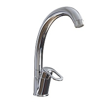 Смеситель для кухни 40k MIXLINE ML06-032 высокий излив с/отв боковая п/гайку (без подводки)