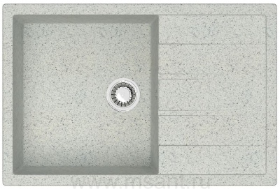 Кухонная мойка AZARIO Vision 750x505x218 искусственный мрамор, цвет Светло серый (CS00078341)