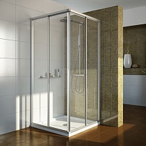 Душевой уголок GuteWetter Practic Square GK-422 120x120 см стекло бесцветное, профиль матовый хром