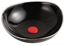 Раковина Azario 47,5 х47,5 х12 ультратонкая, черная глянец