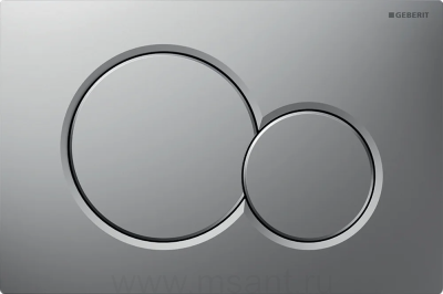 Кнопка смыва Geberit Sigma 01 115.770.JQ.5 лакированная, матовый хром