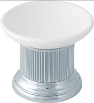 Мыльница Migliore Fortuna керамика, хром