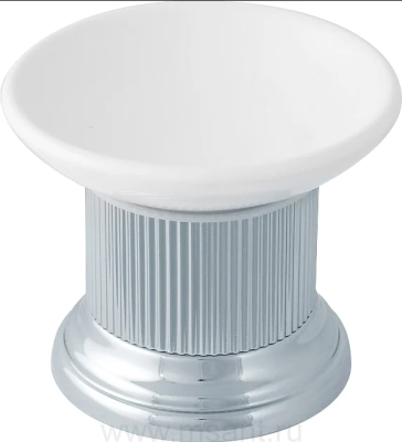 Мыльница Migliore Fortuna керамика, хром