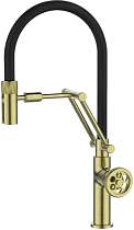Смеситель для кухни IDDIS Grange GRAMGFLi05 матовое золото