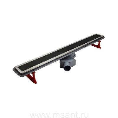 Душевой лоток Pestan Confluo Premium Black Glass Line 550 (13000292)