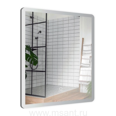 Зеркало AZARIO Lucia 600х800 с подсветкой, сенсорный выключатель с функцией диммера