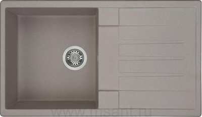 Мойка кухонная AQUATON Верона серый шелк