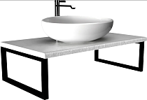 Столешница 1MarKa Grunge Loft 100 бетон светлый