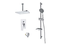 Комплект для душа Aquatek Вега AQ1075CR 4 в 1 AQ1046CR+AQ2071CR+AQ2454CR+AQ2011CR