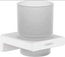 Стакан Hansgrohe AddStoris 41749700 матовый белый
