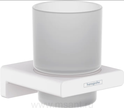 Стакан Hansgrohe AddStoris 41749700 матовый белый