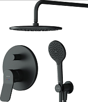 Душевой комплект AM.PM X-Joy FB85A1RH22 С ВНУТРЕННЕЙ ЧАСТЬЮ, для душа, чёрный