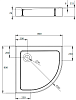 Поддон для душа Radaway Doros A Compact 80x80