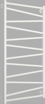 Полотенцесушитель водяной Сунержа Сирокко 120x60, белый матовый