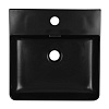 Раковина накладная Azario 420х420х120 квадратная, черный матовый