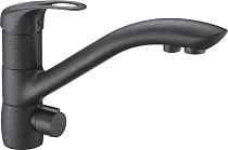 Смеситель Zorg Clean Water ZR 404 KF черный металл для кухонной мойки