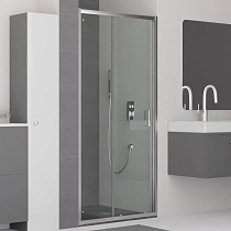 Душевая дверь в нишу RGW Classic CL-14 120, профиль глянцевый хром