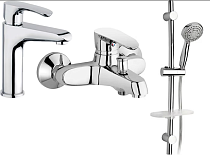 Душевой комплект Paini Palermo PACR111KM + PACR205KM с душевым гарнитуром