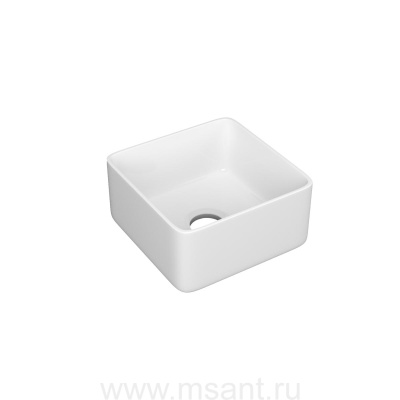 Умывальник Point Аврора 24 PN43101 квадратный, белый