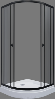 Душевой уголок Triton Альфа-Блэк Щ0000054222 100x100
