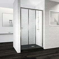 Душевая дверь в нишу RGW Passage PA-13 (119-121) x195 профиль хром, стекло прозрачное