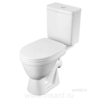 Унитаз-компакт Santek Уно с диагональным выпуском 1WH501613