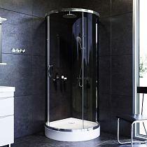 Душевой уголок AM.PM Like W83G-333-095CG 95х95, тонированное стекло