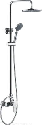 Душевая стойка Haiba HB2411 хром