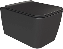 Унитаз подвесной Boheme Zen 967-B черный матовый