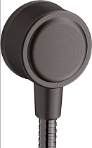 Шланговое подключение Axor Montreux 16884340 шлифованный черный