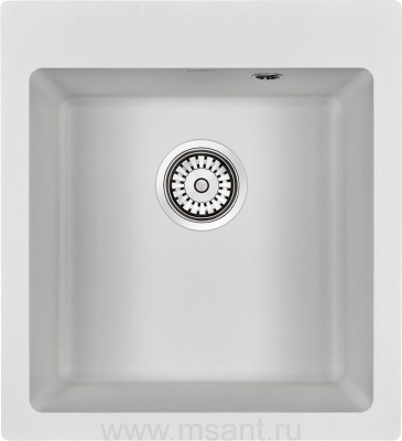 Мойка кухонная Paulmark Zemar PM104651-WH белая