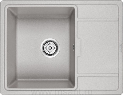 Мойка кухонная Paulmark Weimar PM216550-GR серый