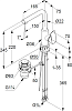 Смеситель для раковины Kludi Pure&Style 400250575