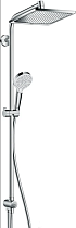 Душевая стойка Hansgrohe Crometta E 240 1jet Showerpipe Reno EcoSm 27289000 9 л
