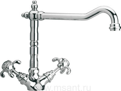 Смеситель Paini Ornellaia 87CR570BKM для кухонной мойки