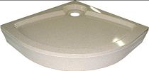 Поддон для душа GuteWetter Deluxe 80x80x16 R бежевый