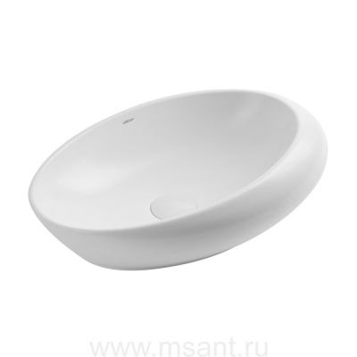 Раковина накладная ABBER Bequem AC2107MW белая матовая