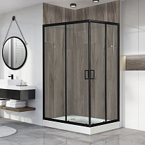 Душевой уголок Royal Bath HP RB8120HP-T-BL-L 120x80 с поддоном