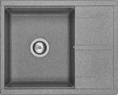 Мойка кухонная AQUATON Делия 65 серая