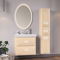 Мебель для ванной Marka One Arrondi 60П vanilla