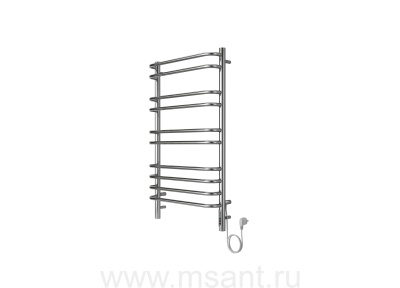 Полотенцесушитель электрический Aquatek Пандора П10 500х900 мм хром