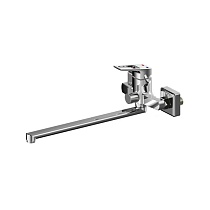 Смеситель для ванны с длинным изливом с керамическим дивертором, Atlantic, Milardo, ATLSBLCM10