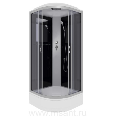 Душевая кабина Niagara Classic NG-3502-14 (100х100х215) средний поддон(26см),стекло тонированное 