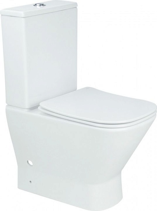 Унитаз напольный Aquanet Fine Rimless FINE-C Soft Close