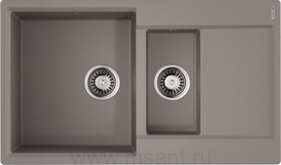 Мойка кухонная Omoikiri Daisen 86-2 leningrad grey