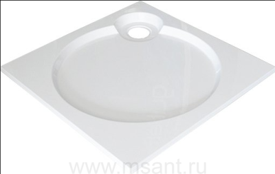 Поддон для душа GuteWetter Deluxe 100x100x2 Q белый