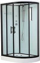 Душевая кабина Timo Standart T-6602 B L профиль черный