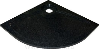 Поддон для душа GuteWetter Deluxe 100x100x4 R черный