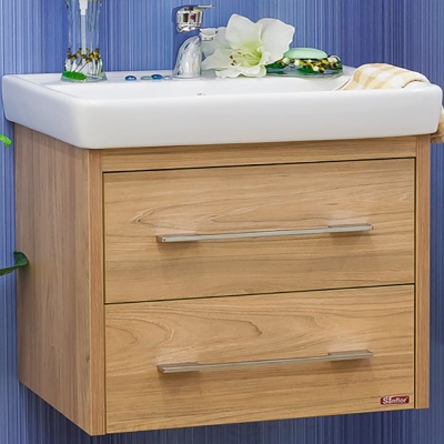 Тумба Sanflor Ларго 70.2 (ШВ) раковина Фостер 70 подвесная